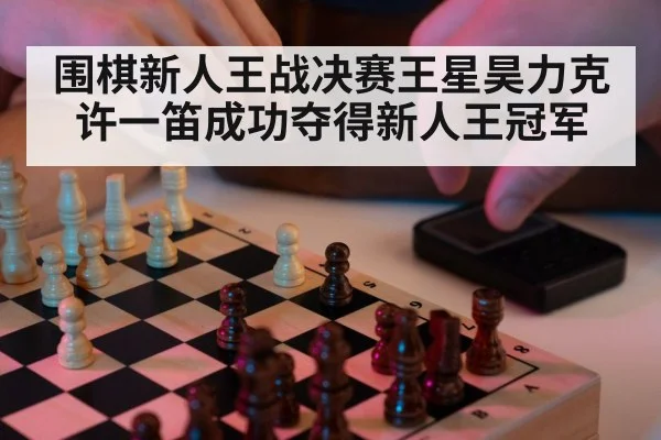 围棋新人王战决赛王星昊力克许一笛成功夺得新人王冠军